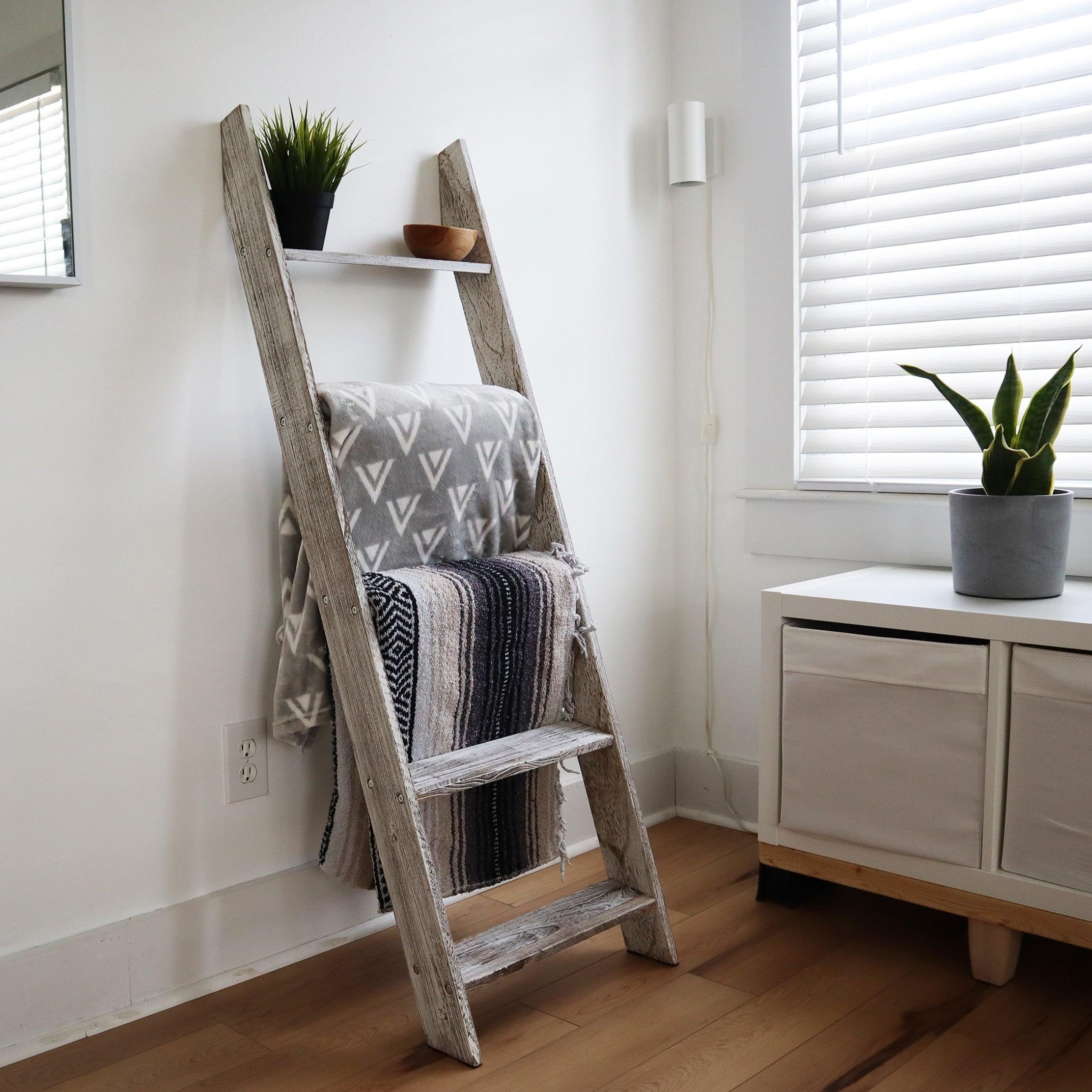Milltown Merchants 54'' Solid Wood Blanket Ladder
