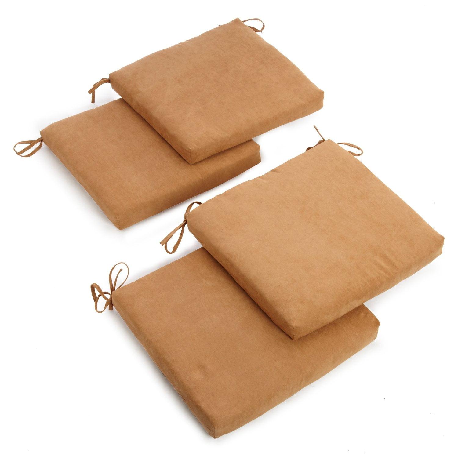 Camel Soft Premium Polyester 20-inch Chair Cushion Set