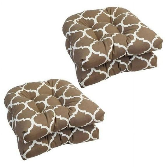 Red Barrel Studio® Sihara Outdoor 5'' Dining Chair Seat Cushion (Set of 4)