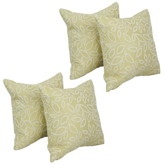 Floral Reversible Throw Pillow (Set of 4)