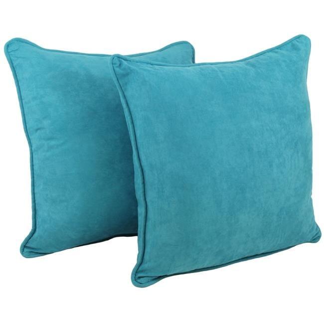 Jacquard Microsuede Reversible Throw Pillow