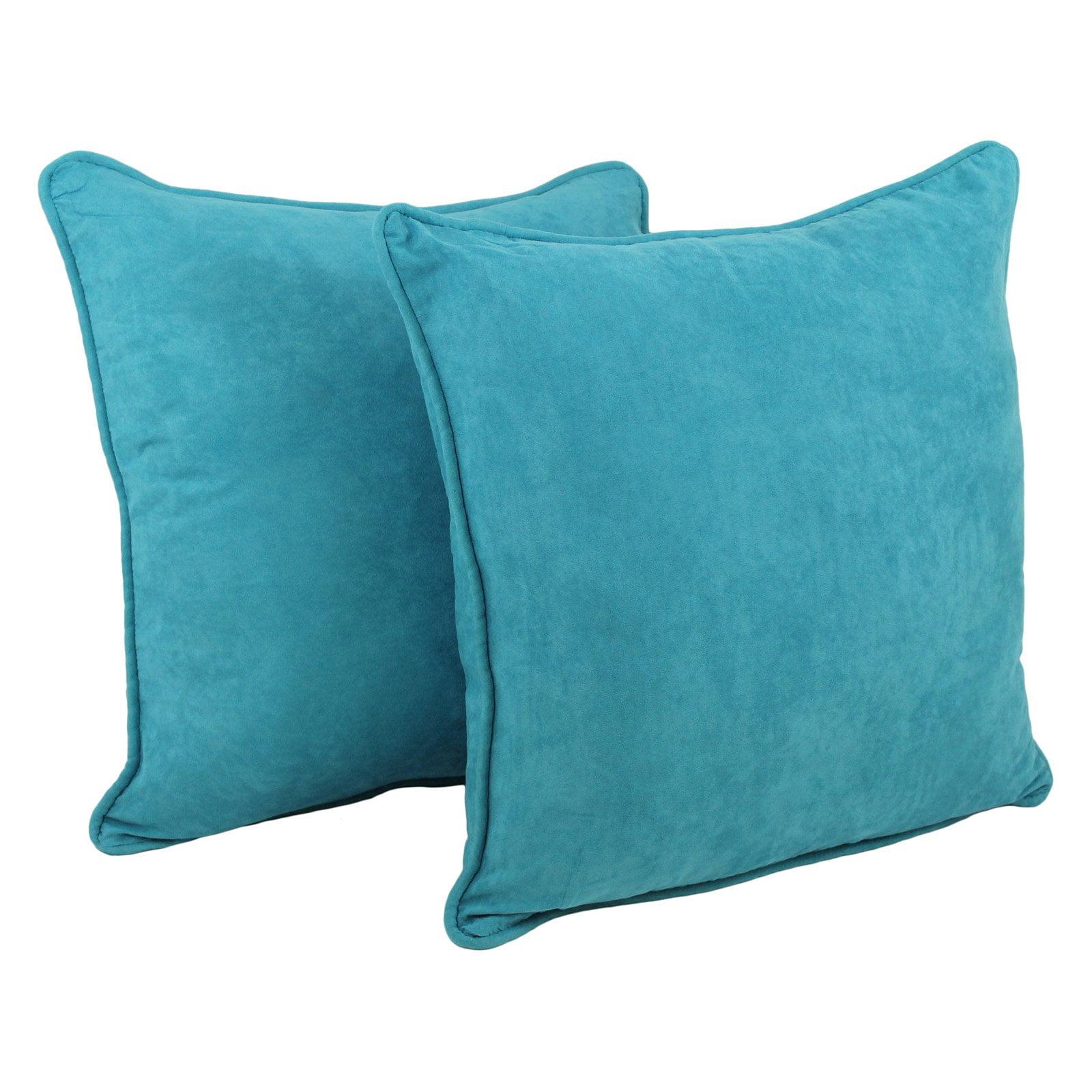 Jacquard Microsuede Reversible Throw Pillow