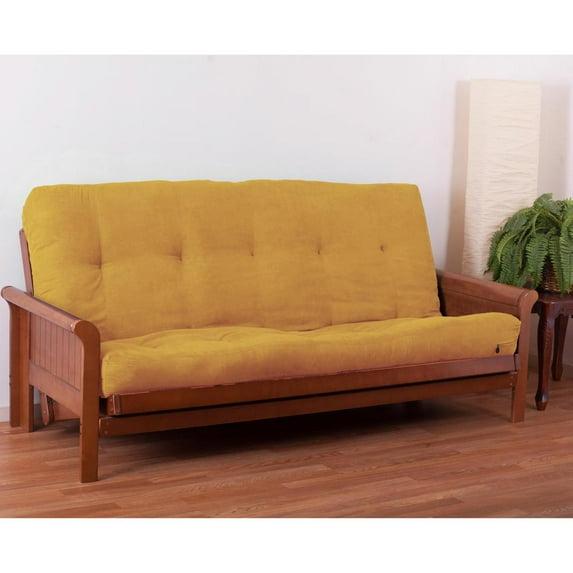 Blazing Needles Vitality 8-inch Microsuede Full-size Futon Mattress - Lemon
