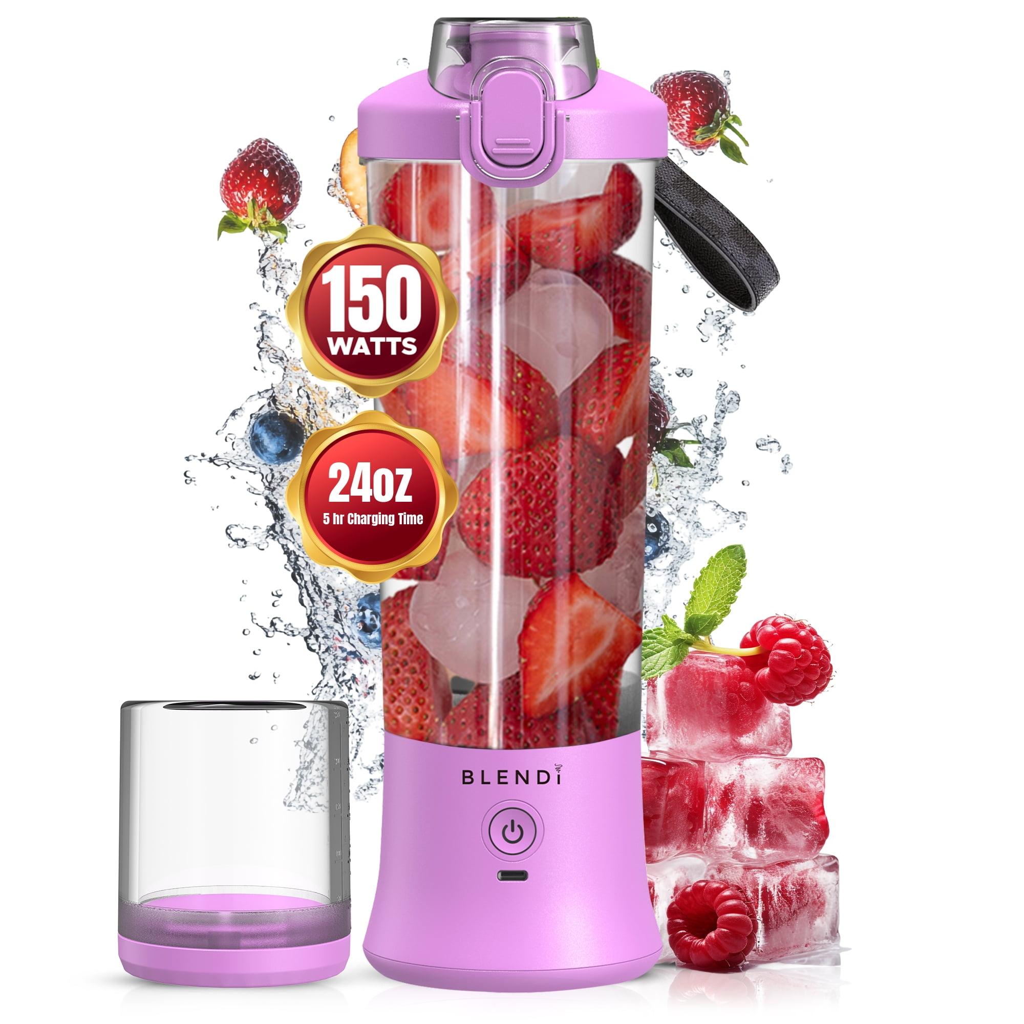 BLENDI X Portable Blender Purple: 24oz Personal Blender, 150W, 2 Speeds, Stainless Steel & Plastic, Hand Wash
