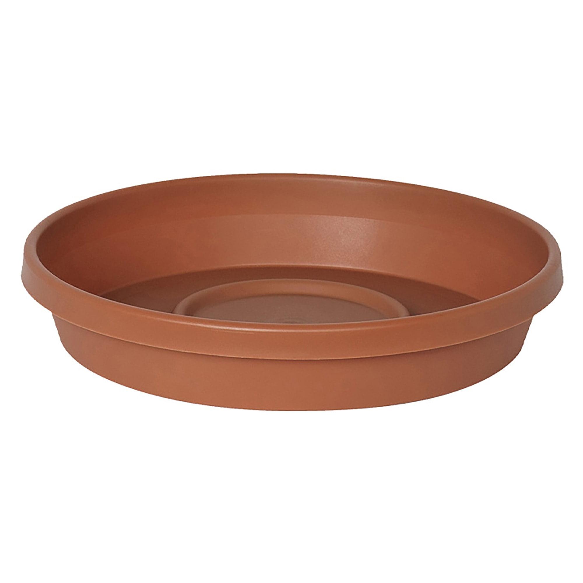 Bloem 16-in Terra Round Plastic Plant Saucer Tray - Terra Cotta Color