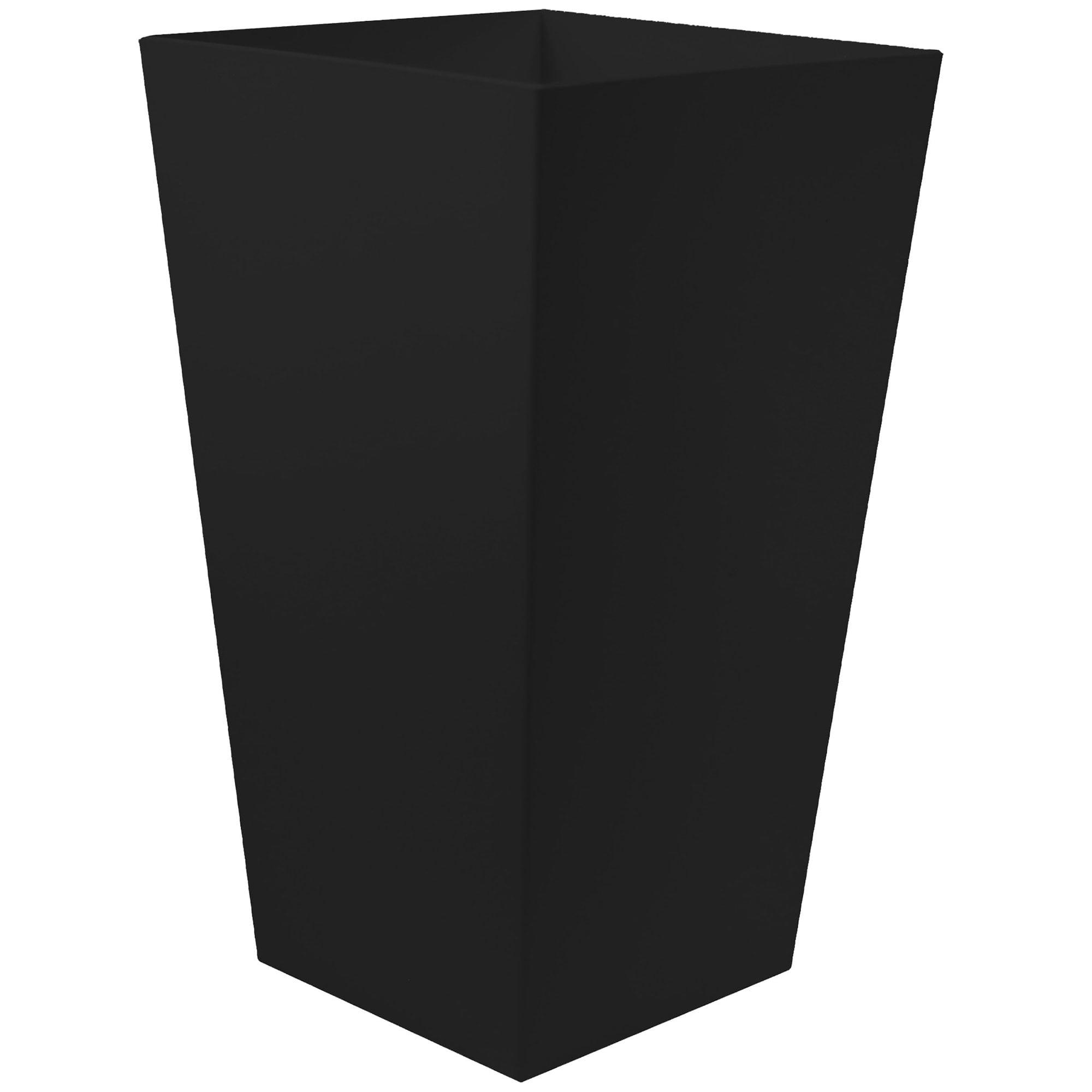 Finley Modern 20-in Recycled Plastic Indoor/Outdoor Square Vertical Planter