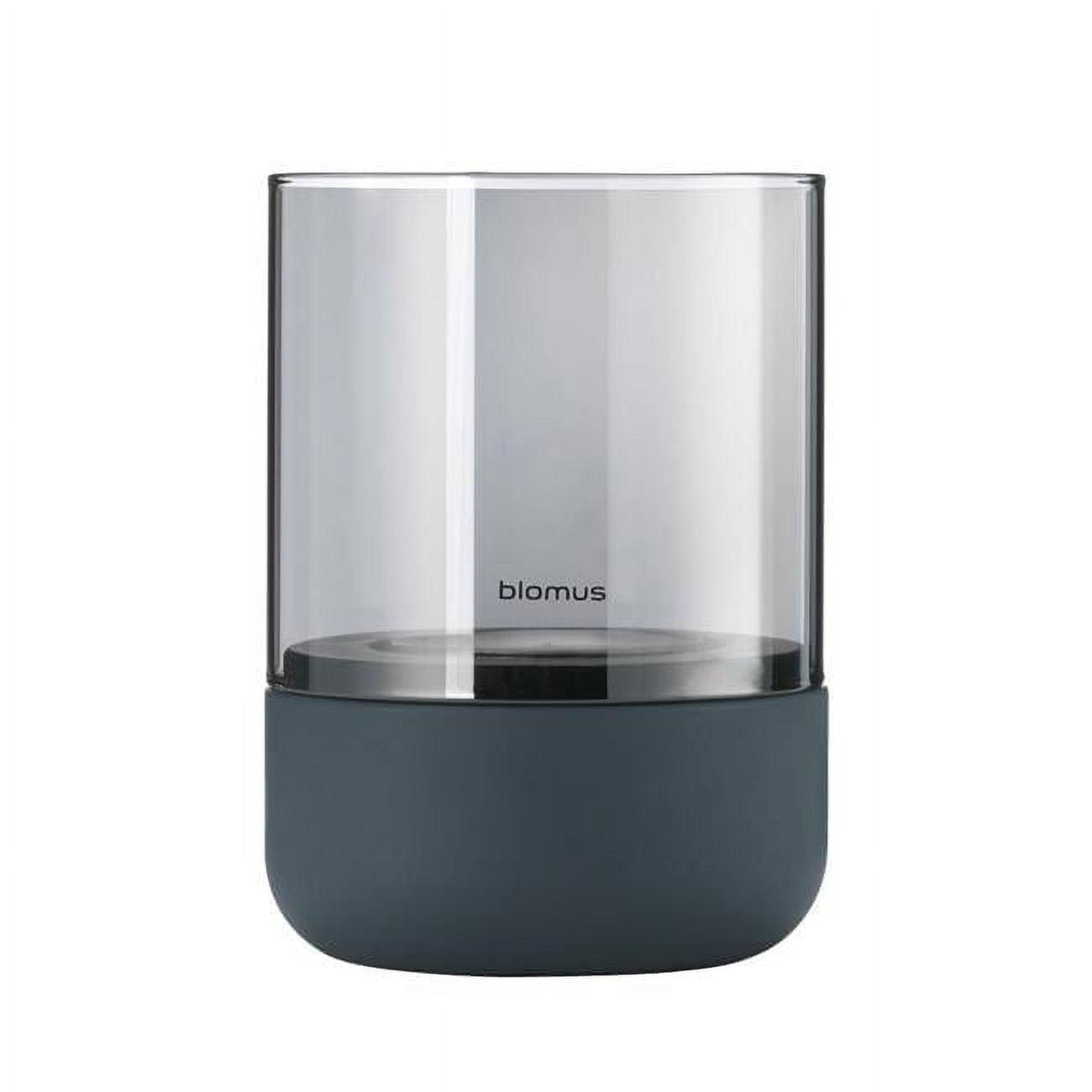 Blomus  14 x 10 cm Calma Tealight Holder, Steel Gray