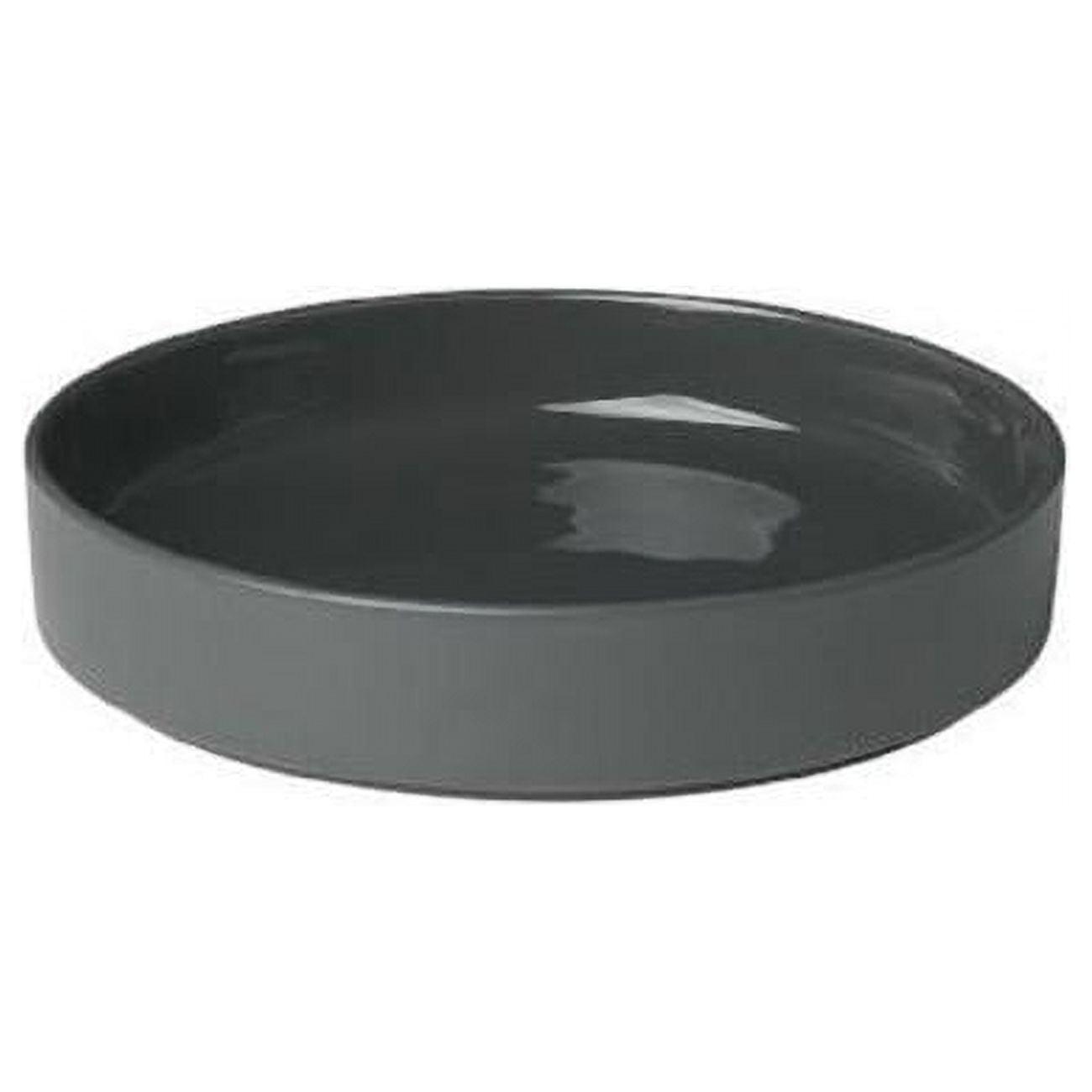 11 in. PILAR Dinner Plate  Grey - Set of 4