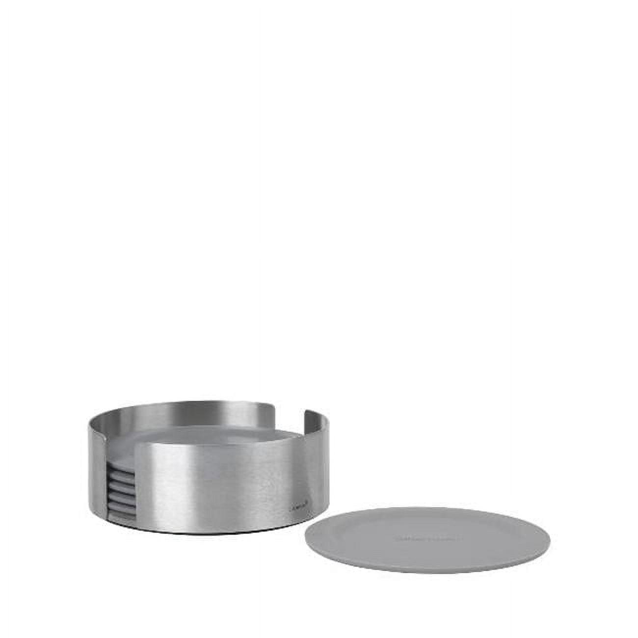 LARETO 7 Piece Coaster Set with Holder