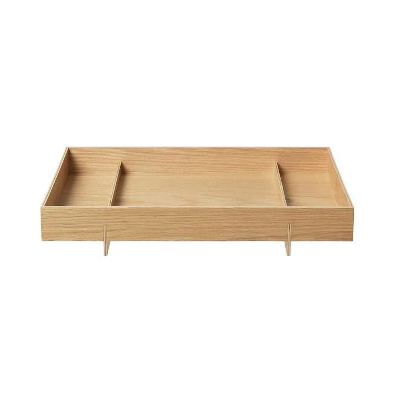 Abento Sculptural Hardwood Serving Tray, Large