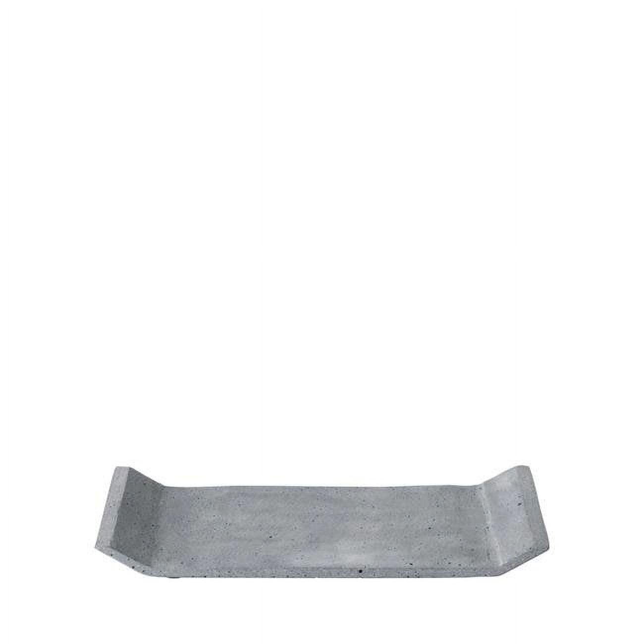 Eclipse 12x5 Dark Grey Polystone Decorative Tray