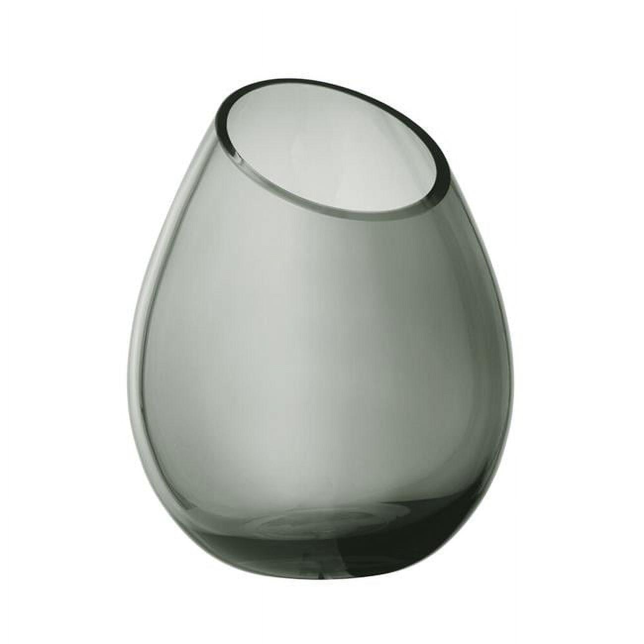 Elegant Smoke Glass Novelty Table Vase by Justyna Poplawska