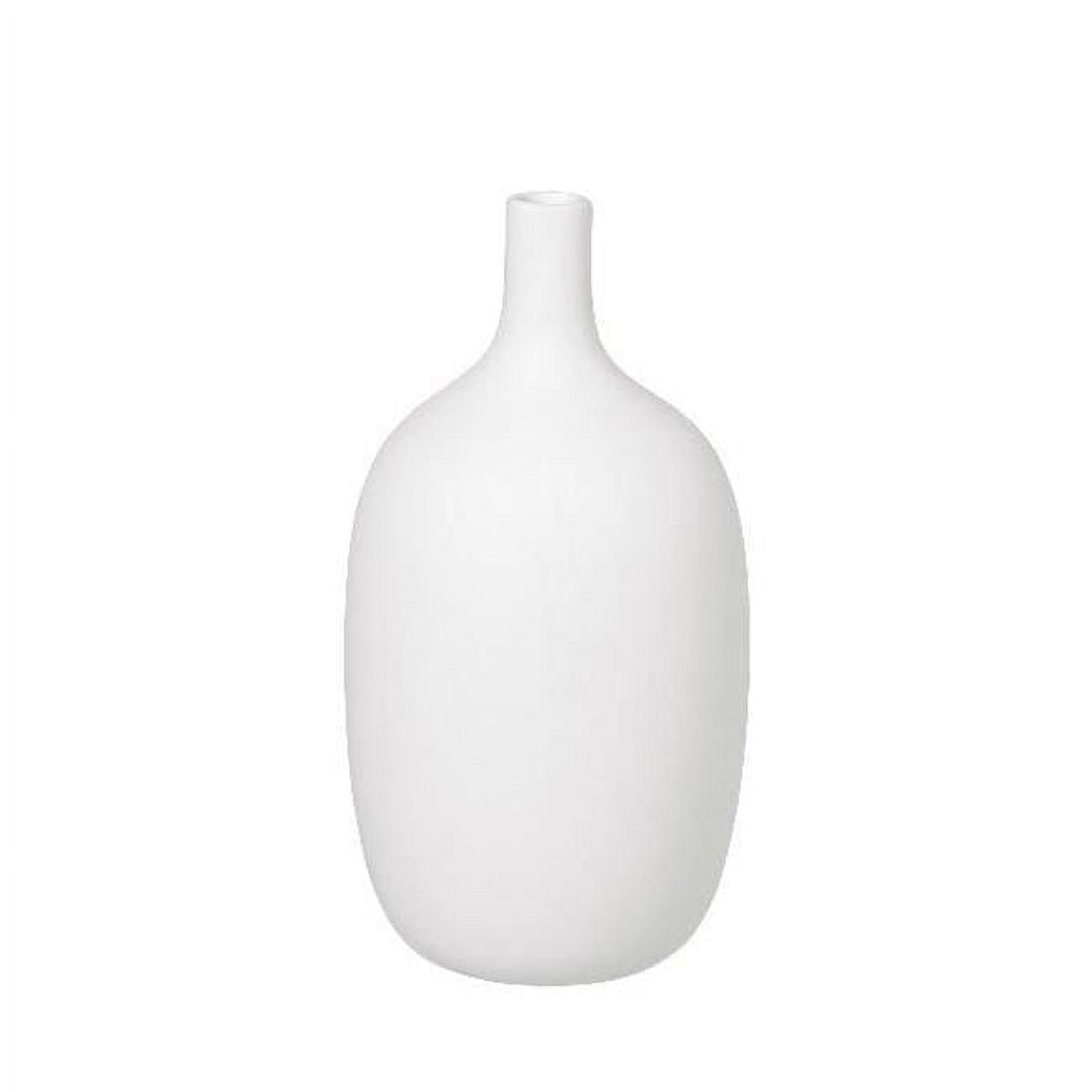 Ceola Soft White 8'' Ceramic Table Vase by Frederike Martens