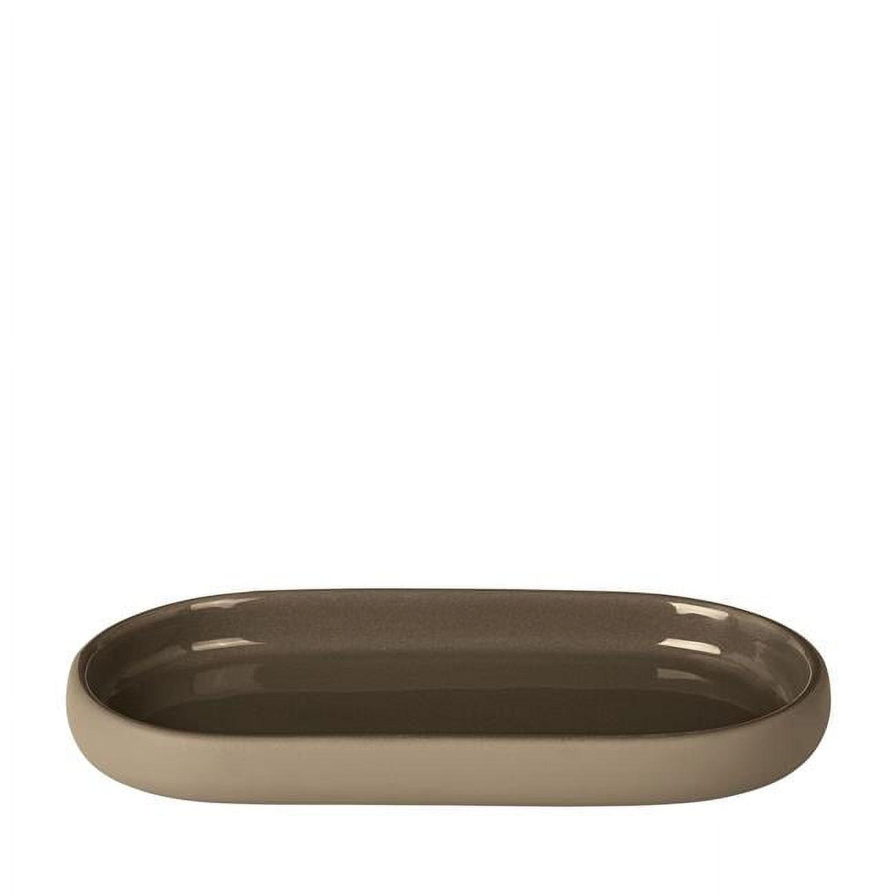 Sono Magnet Charcoal Ceramic Bathroom Tray