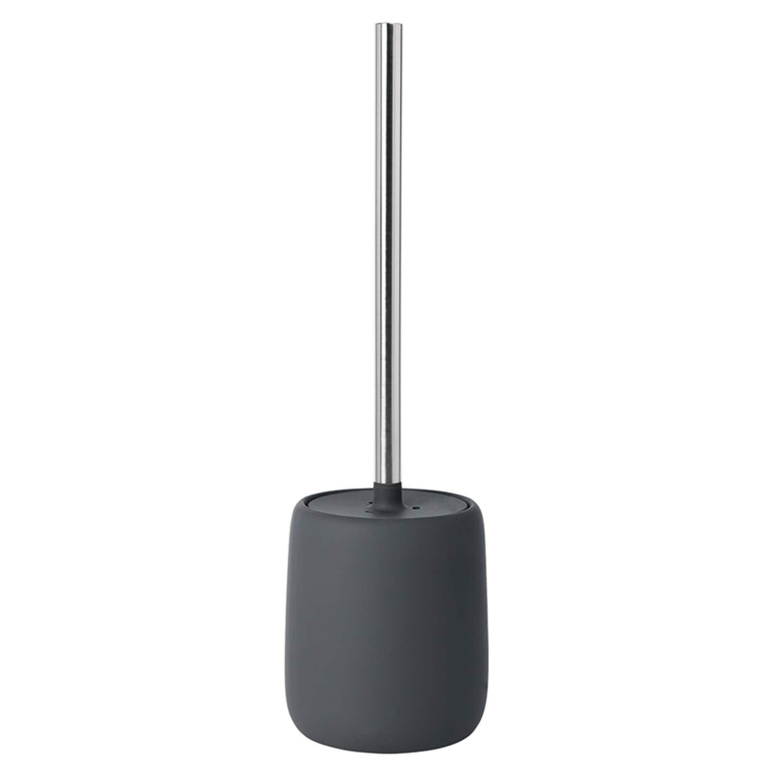 SONO 15.37" Ceramic Toilet Brush and Holder