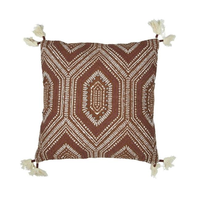 Bloomingville Geometric Cotton Throw Pillow