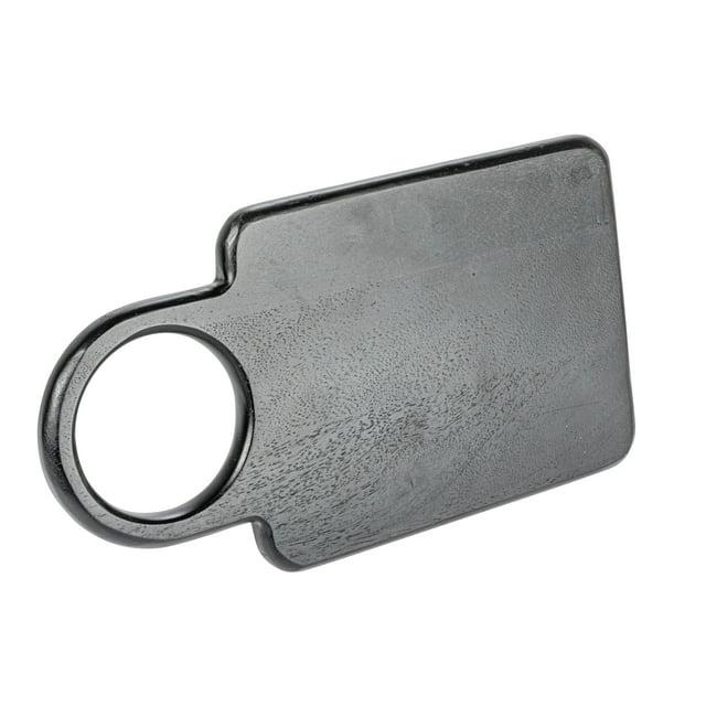 Creative Co-Op Mango Wood Cutting Board with Round Handle