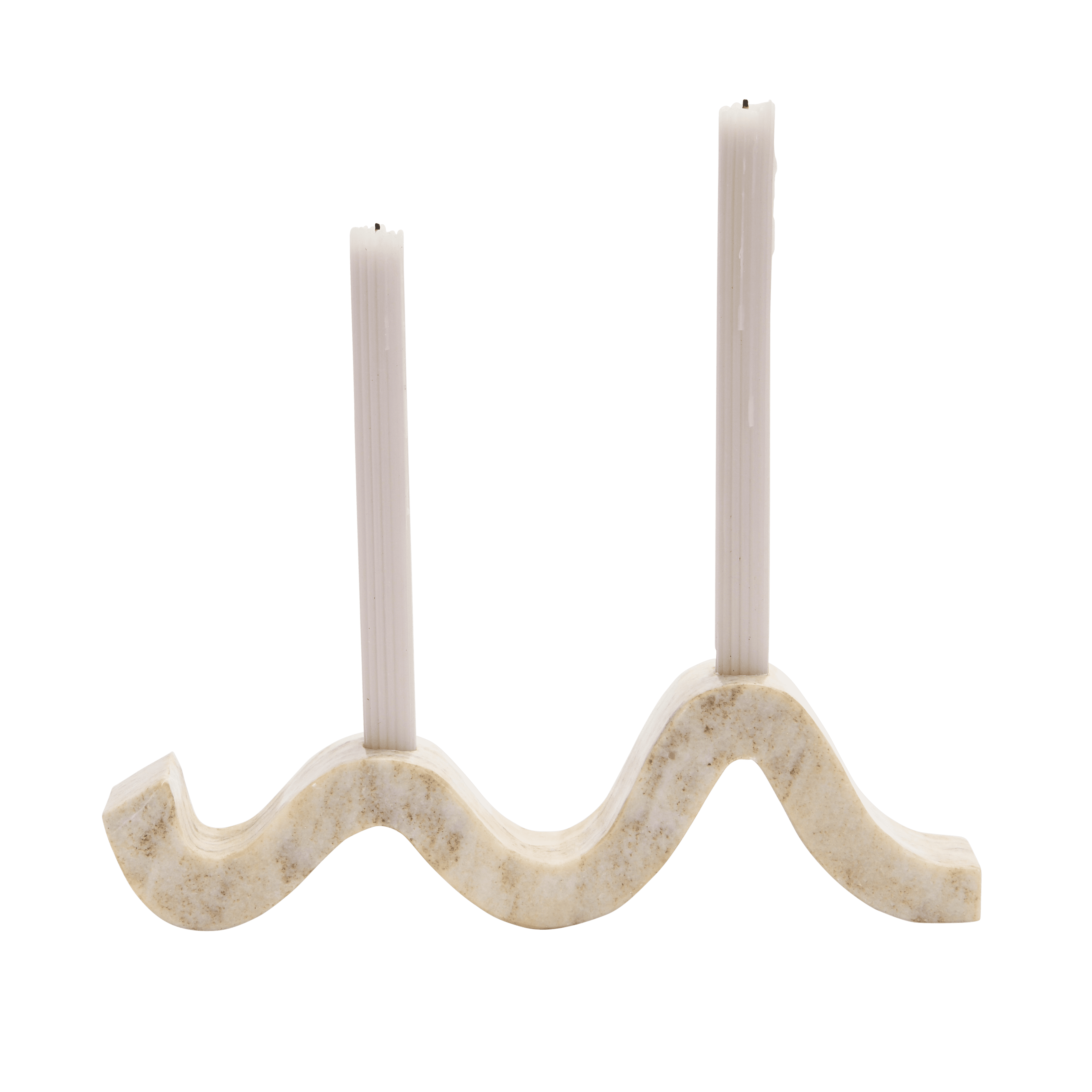 Dylani Double Candle Holder - Natural