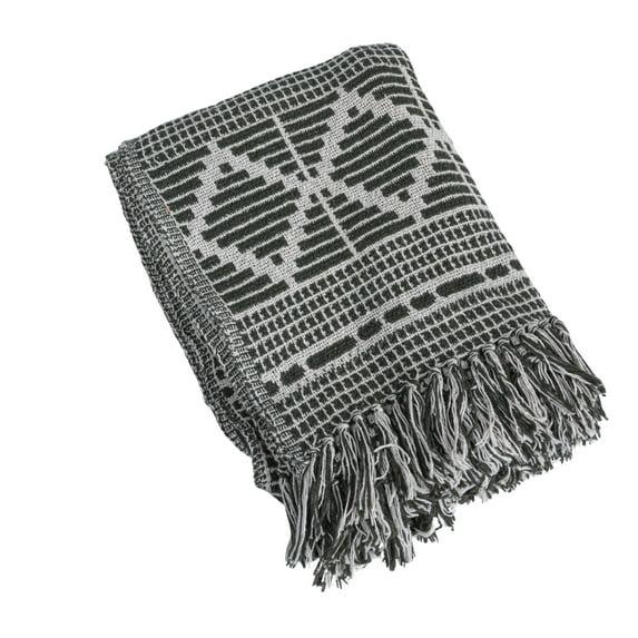 Bloomingville Hand Woven Throw Blanket