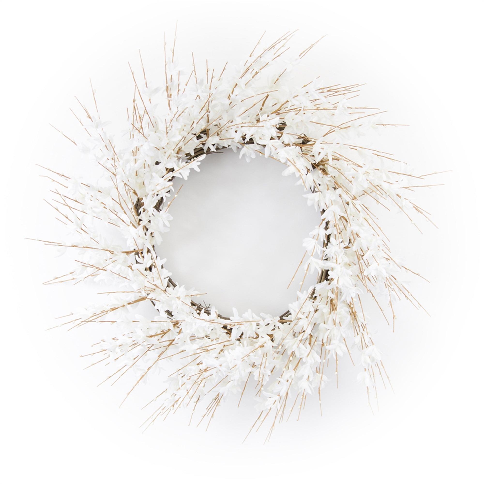 Melrose Blossom Floral Wreath 25"D