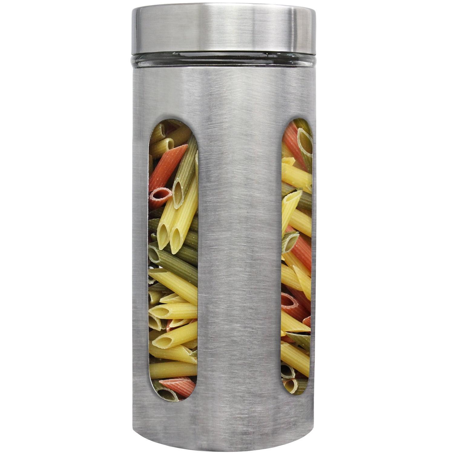 Blue 44oz Stainless Steel Canister with Window