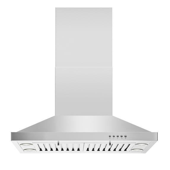 Blue Ocean 30" Stainless Steel 760 CFM Convertible Island Range Hood