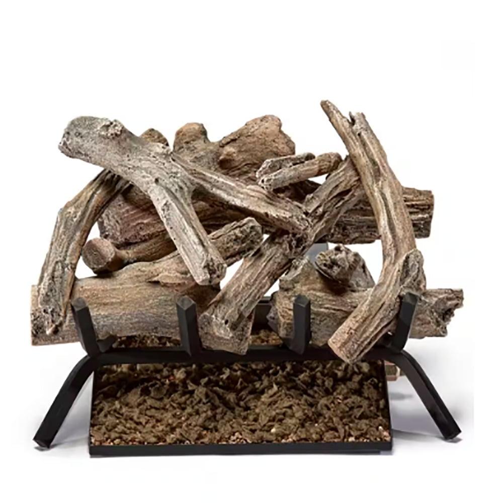 Bluegrass Living Bluegrass Living Vented Natural Gas Fireplace Log Set - Driftwood, 45,000 BTU, Match Light - Model# BVL18-1