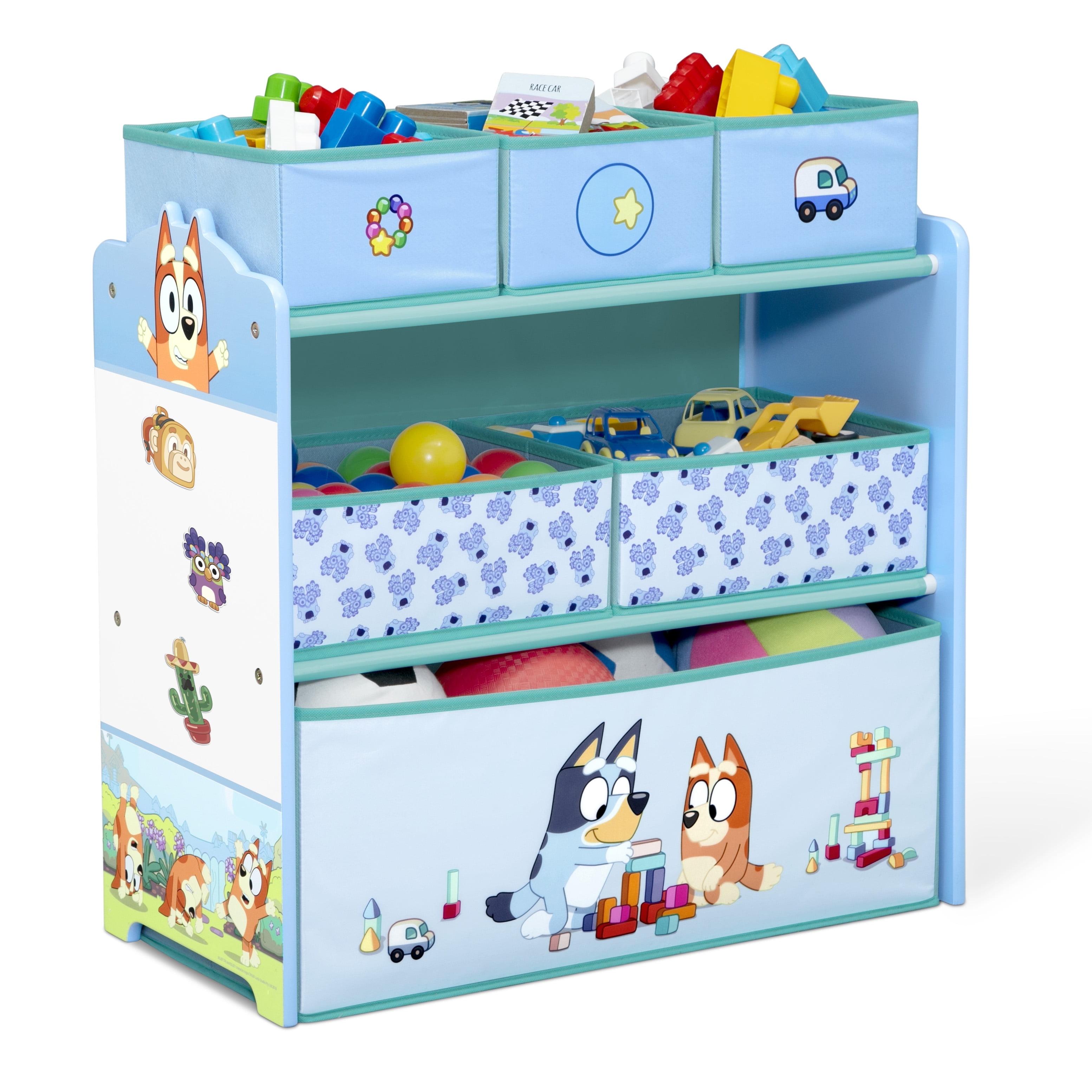 Delta Children Bluey Design & Store 6 Bin Toy Storage Organizer By Delta Children - Greenguard Gold Certified
