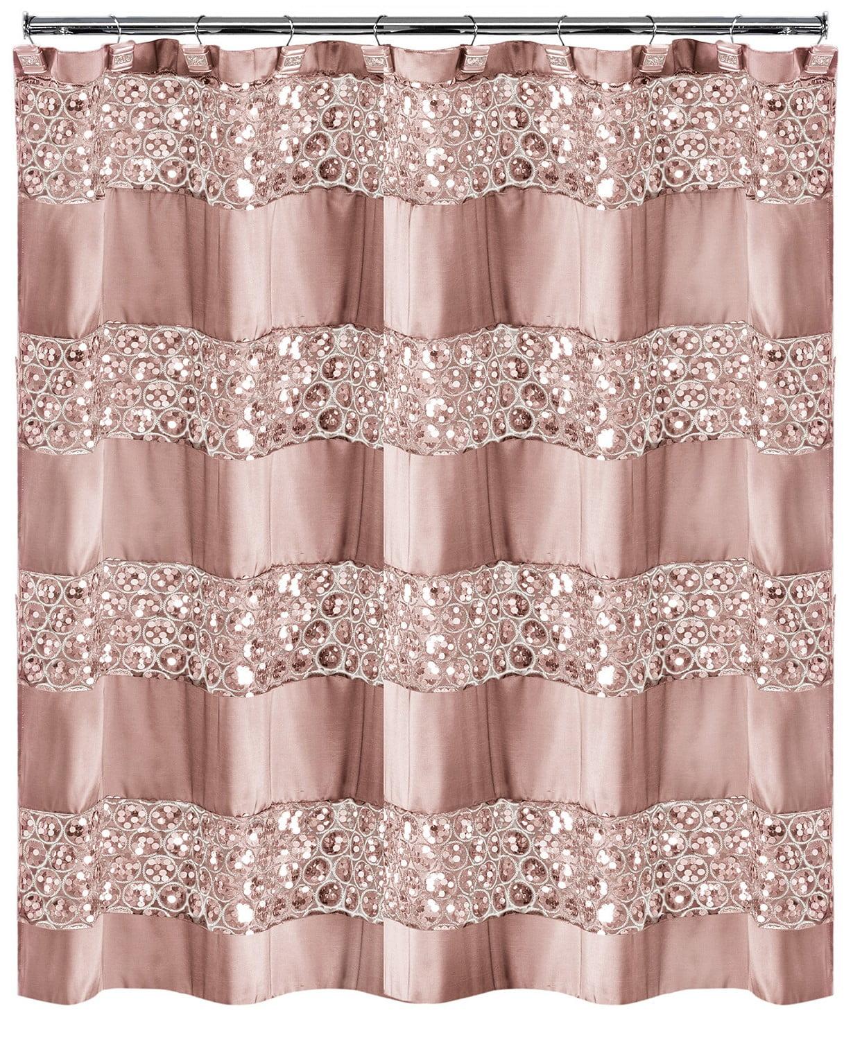 Popular Bath Blush Sinatra Bath Decor Accessories, Premium, Durable, Acrylic Resin, Eco-Friendly Shower Curtain (70" W x 72" L)