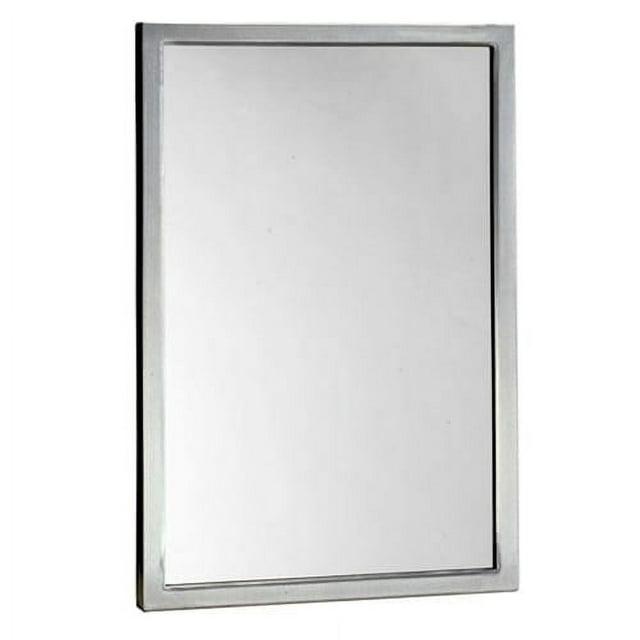 Bobrick B-290 1836 Stainless 18 x 36" Welded Frame Mirror"