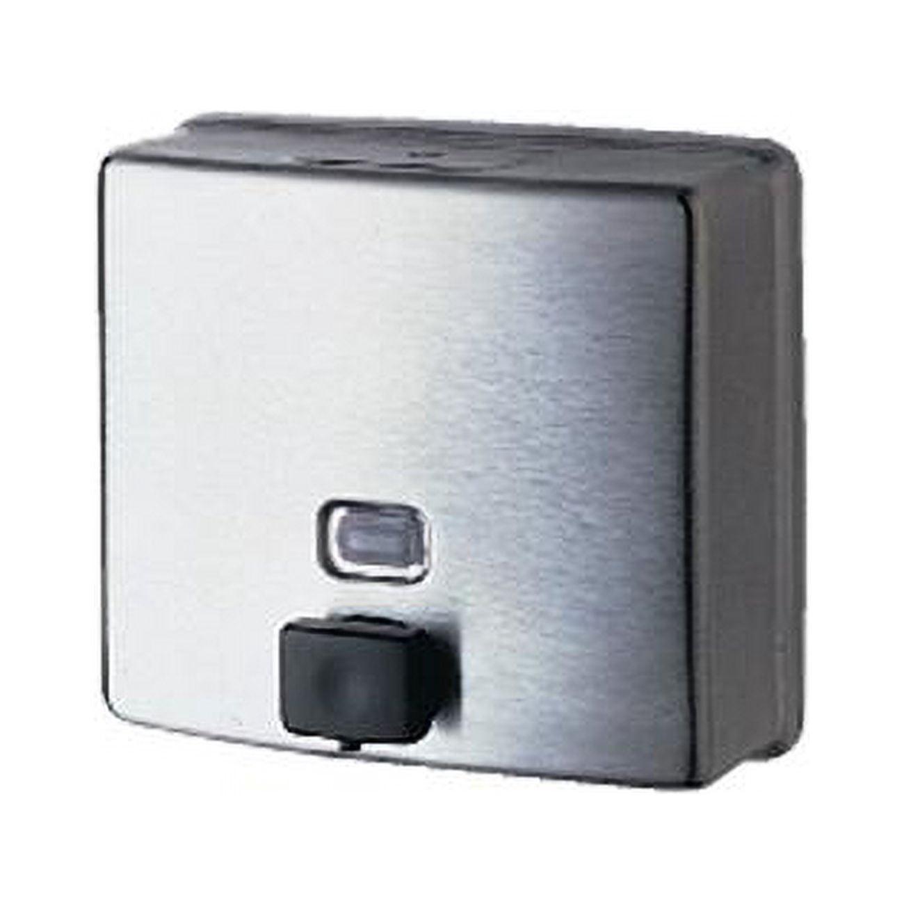 Bobrick ConturaSeries Surface-Mounted Liquid Soap Dispenser, 40 oz, 7 x 3.31 x 6.13, Stainless Steel Satin