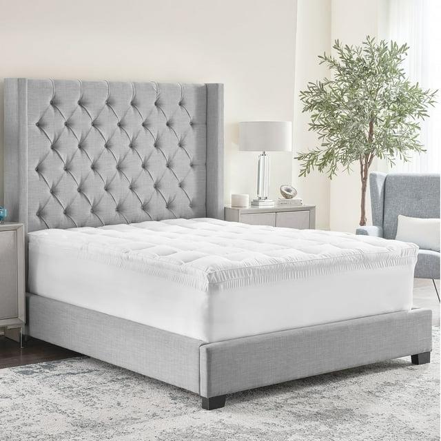 Bodipedic Essentials 4" Full Hybrid Memory Foam and Fiber Mattress Topper