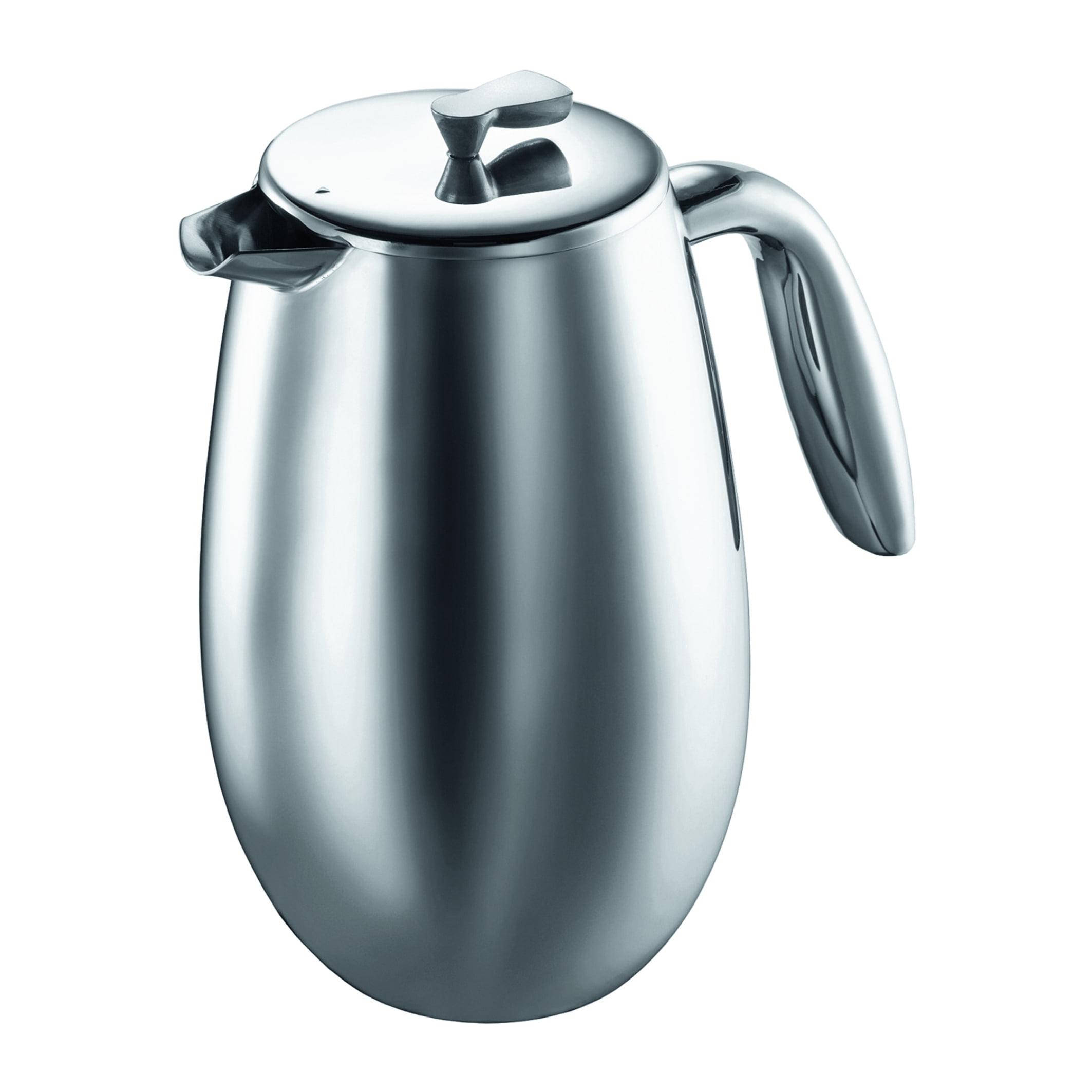 Bodum 1308-16 Bodum Columbia Double Wall Stainless Steel French Press Coffee Maker