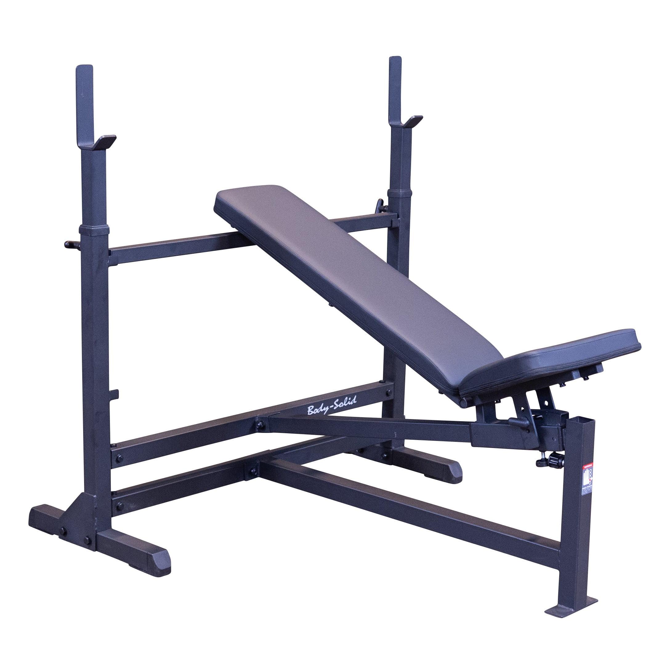 Black Adjustable Steel Combo Weight Bench with Leg Developer