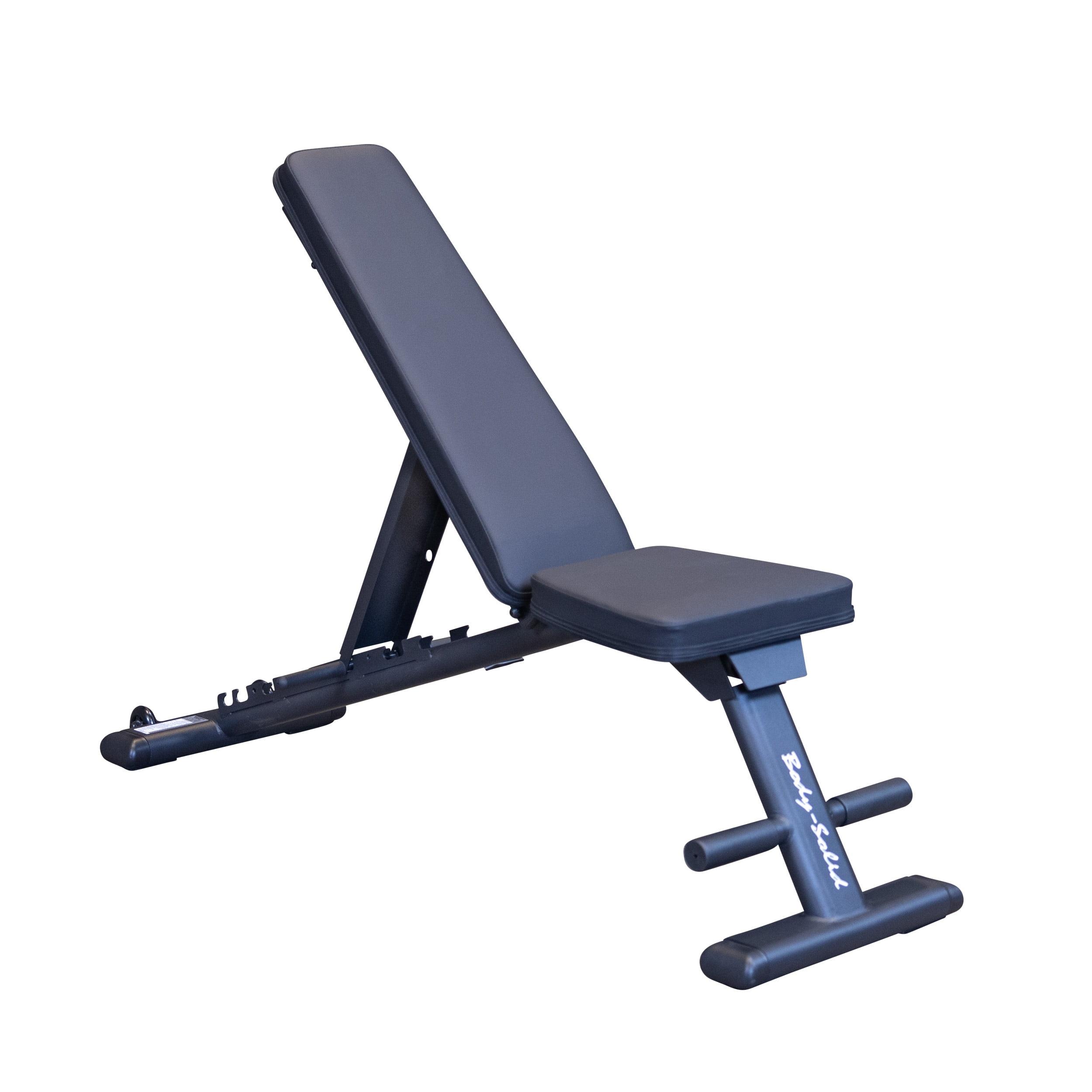 Black Adjustable Multi-Position Folding Workout Bench