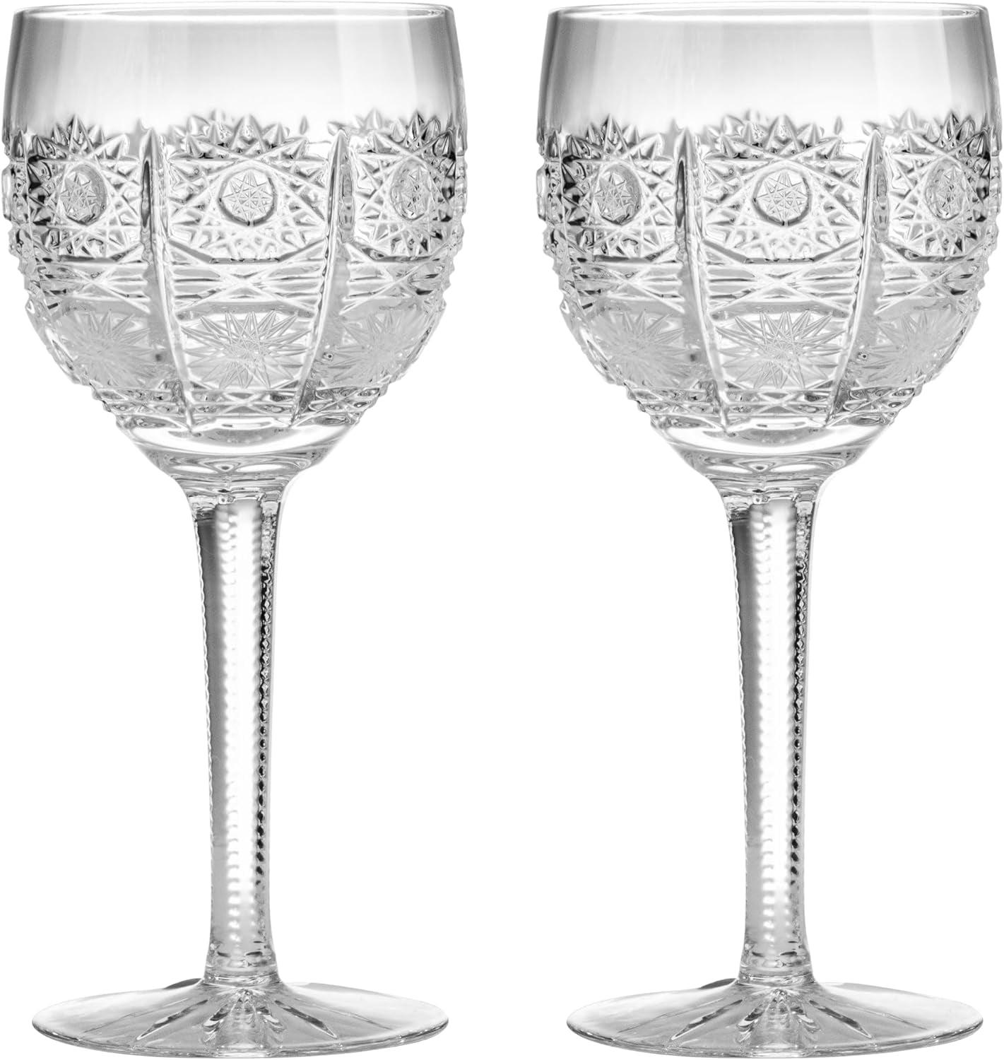 Baudilio 7oz. Crystal Red Wine Glass Set