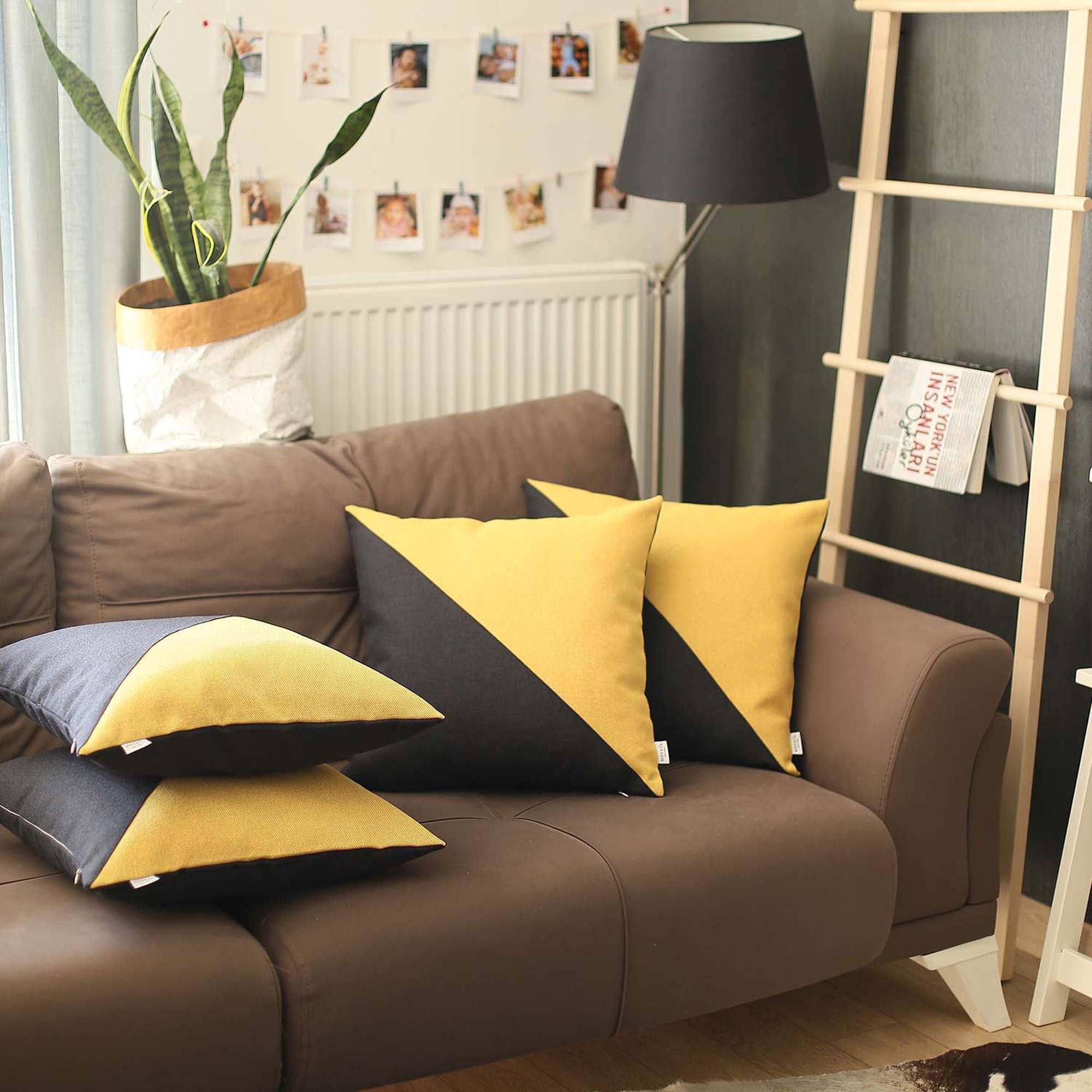 Mike&Co. New York Reversible Pillow Cover (Set of 4)