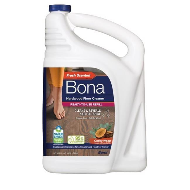 Bona Cedarwood Scent Hardwood Floor Cleaner Refill 128 oz