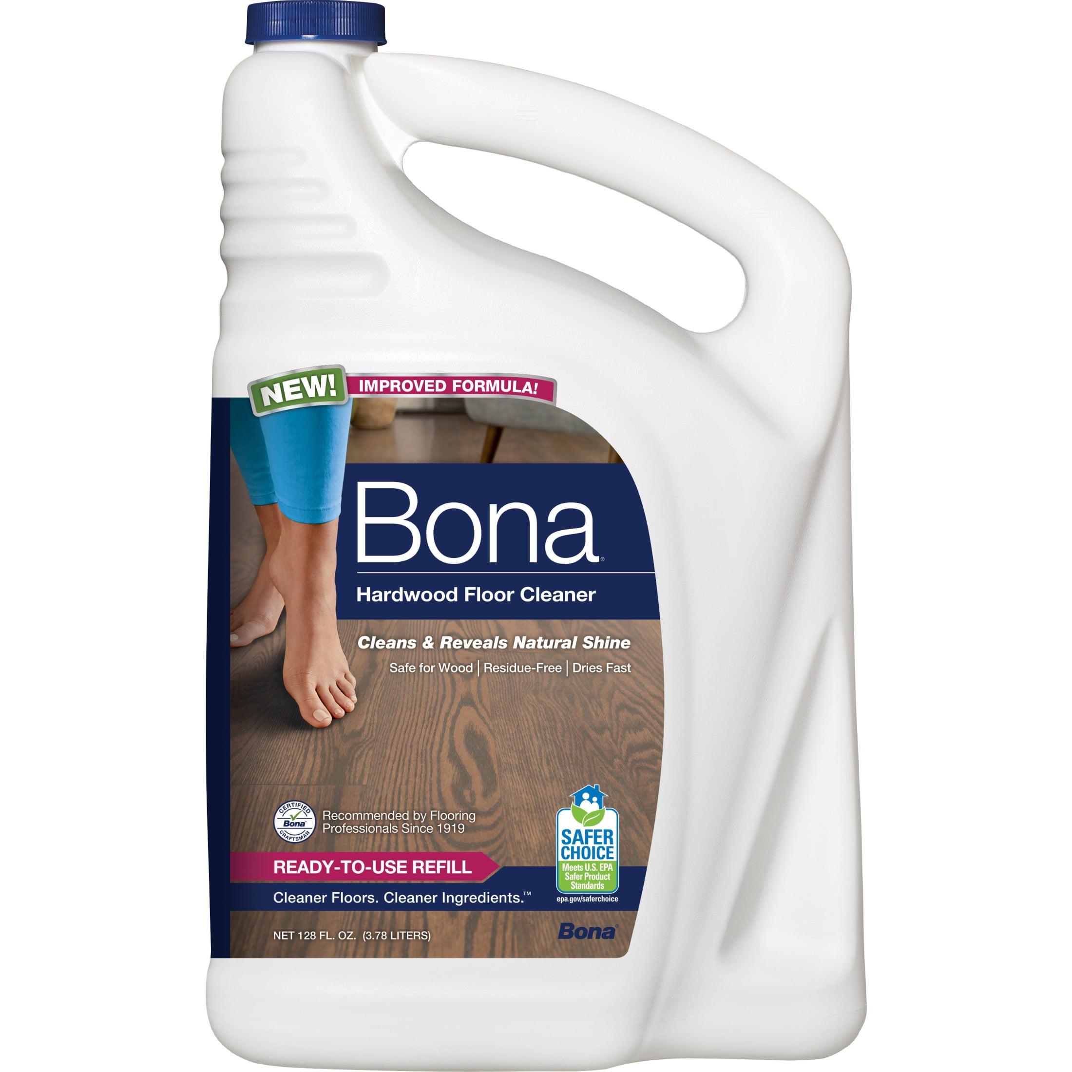 Bona Cleaning Products Mop Refill Wood Surface Multi Purpose Floor Cleaner - 128oz