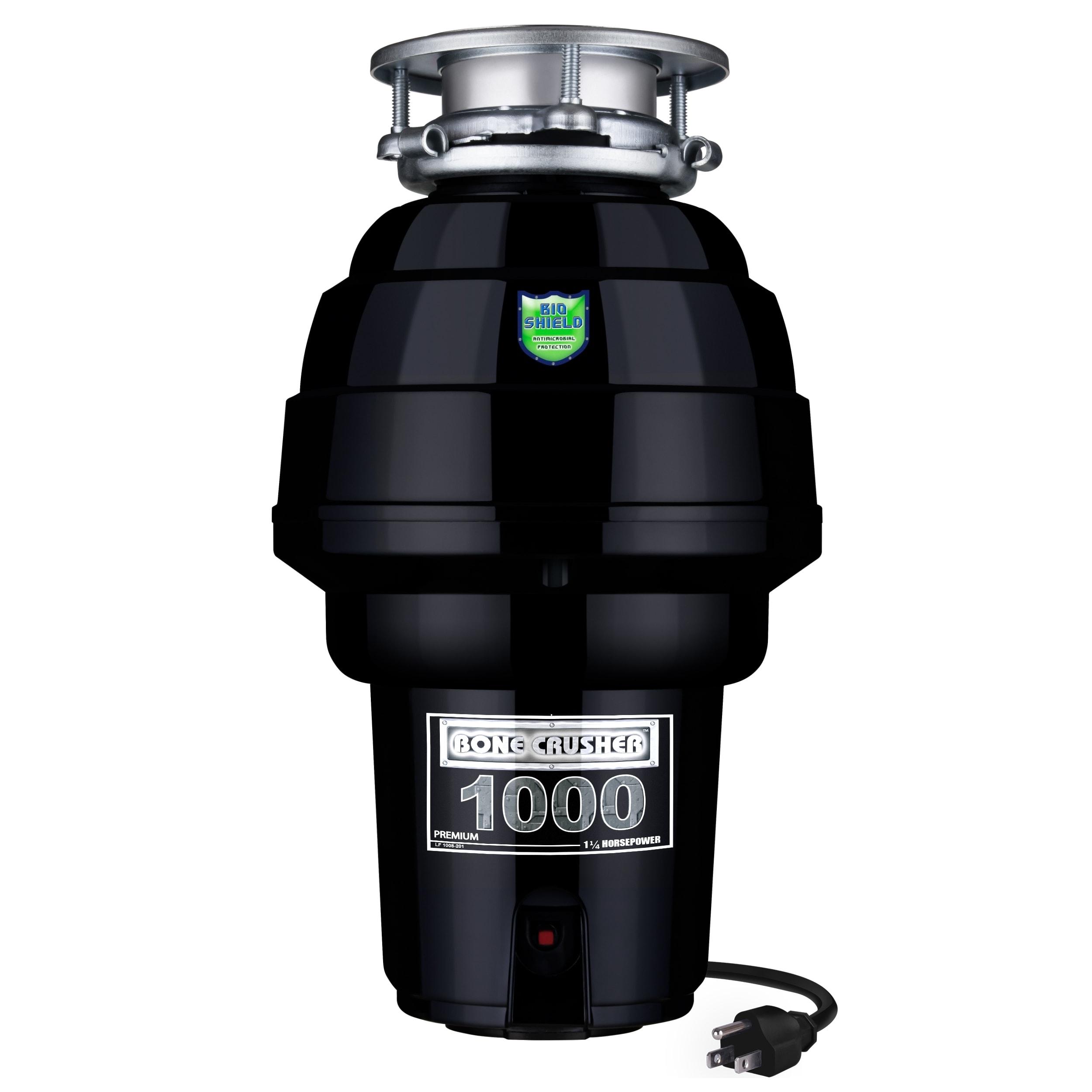 Bone Crusher Bonecrusher 1.25 HP Corded Garbage Disposal with Sound Insulation and Accessories