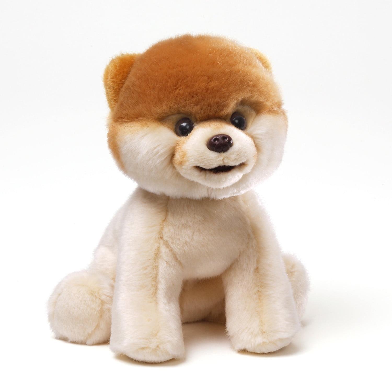 Adorable 8" Chestnut Plush Pomeranian Dog Toy