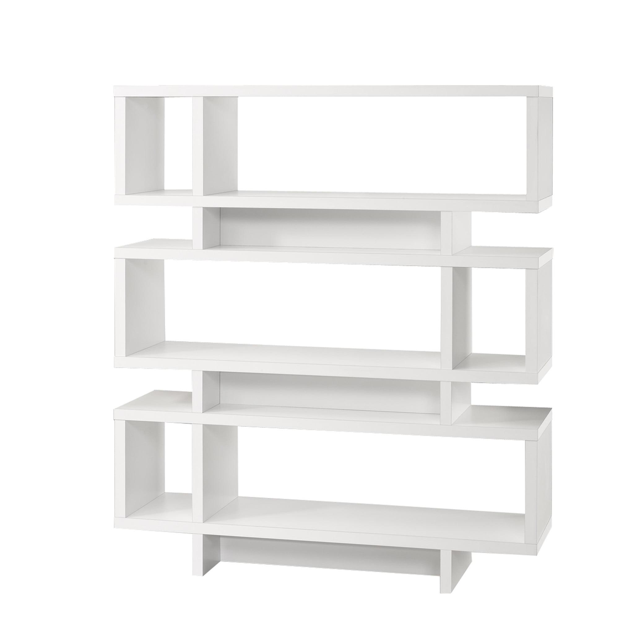 Monarch BOOKCASE - 55"H / WHITE MODERN STYLE