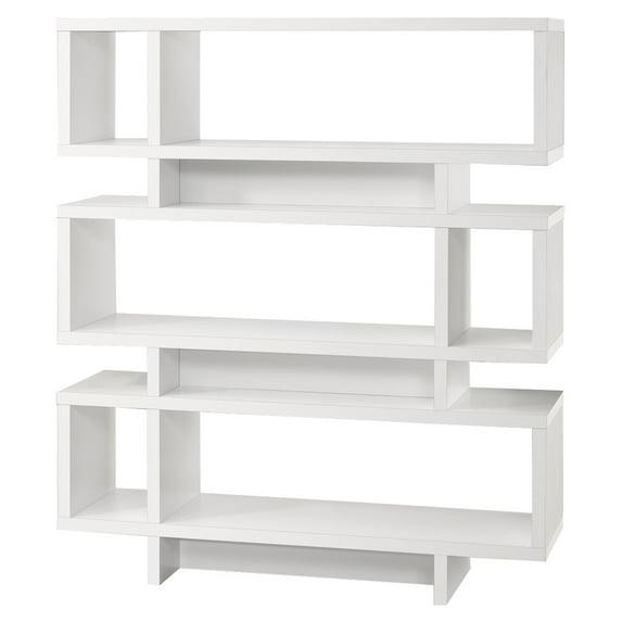 Monarch BOOKCASE - 55"H / WHITE MODERN STYLE