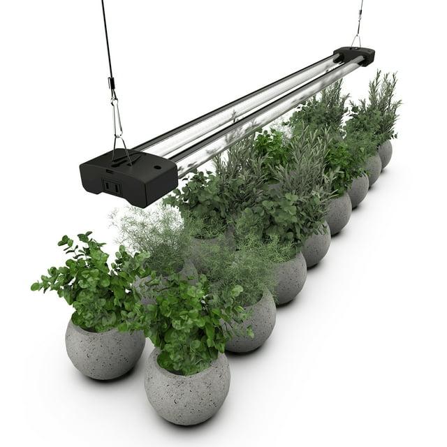 BoostGro 3FT LED Grow Light Full Spectrum with Enriched Red Light Linkable Design for Indoor Plants and Gardening (1-pack)