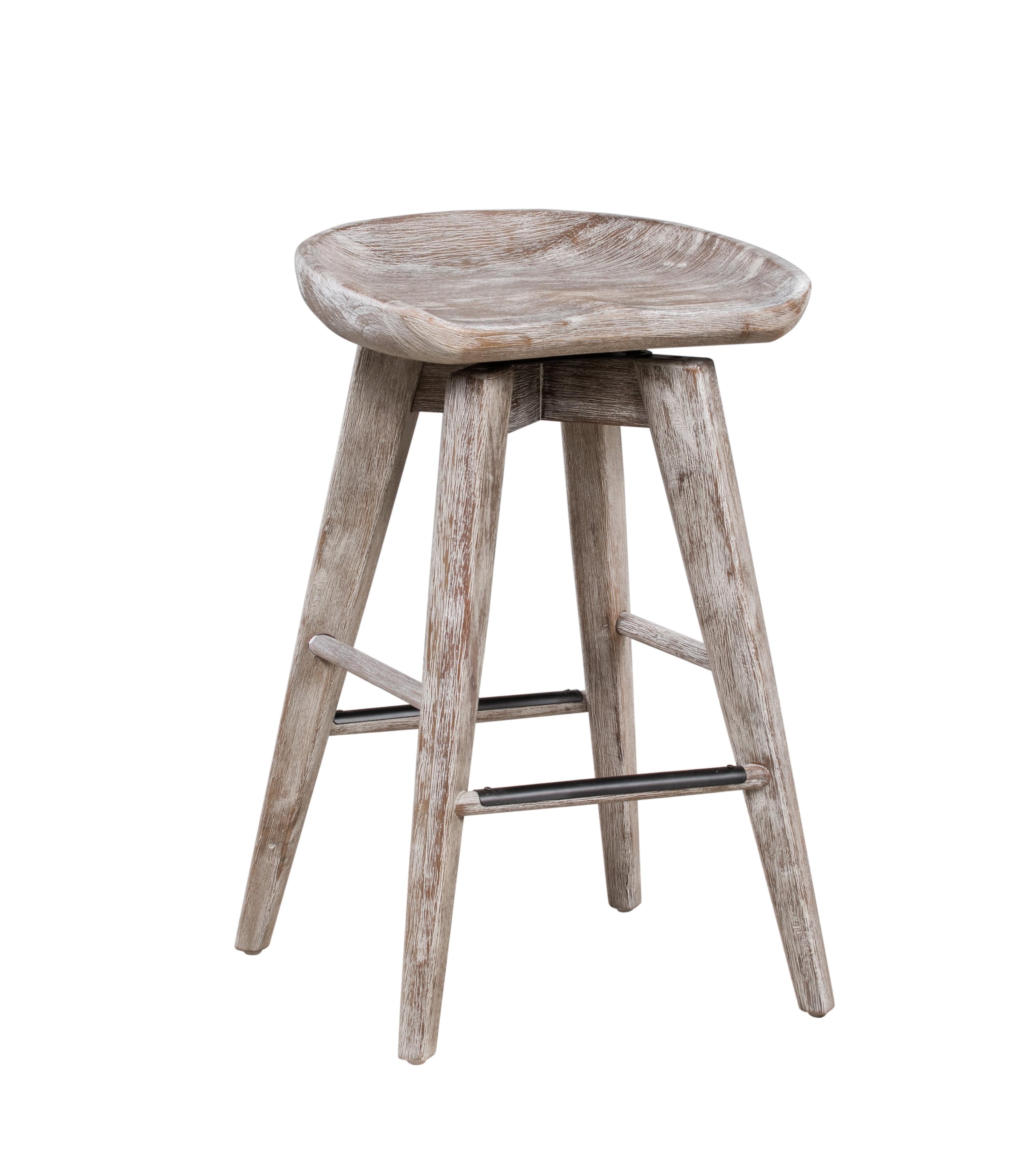 24" Bali Swivel Counter Height Barstool - Boraam