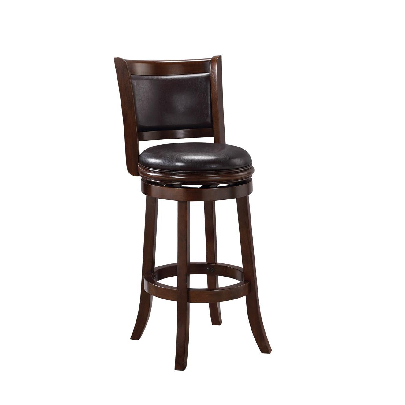 29" Augusta Swivel Barstool Wood - Boraam