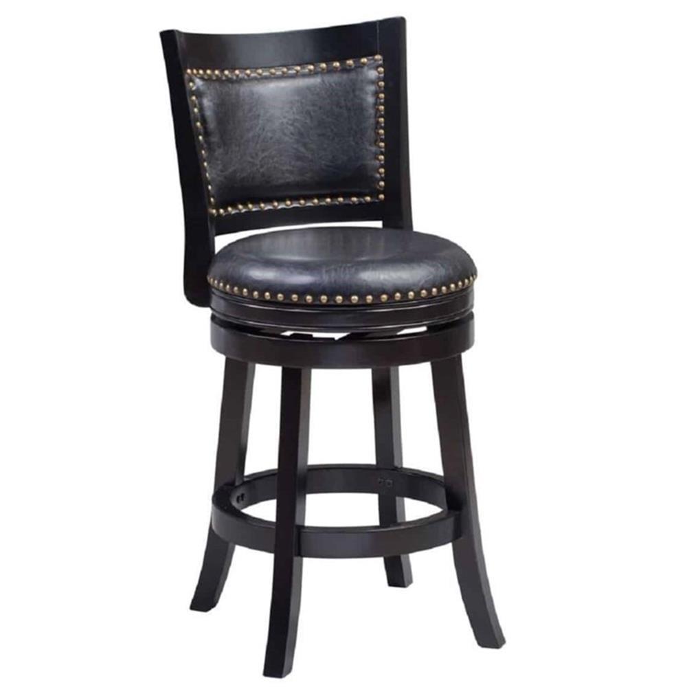 Boraam Bristol Swivel Counter Stool - Black