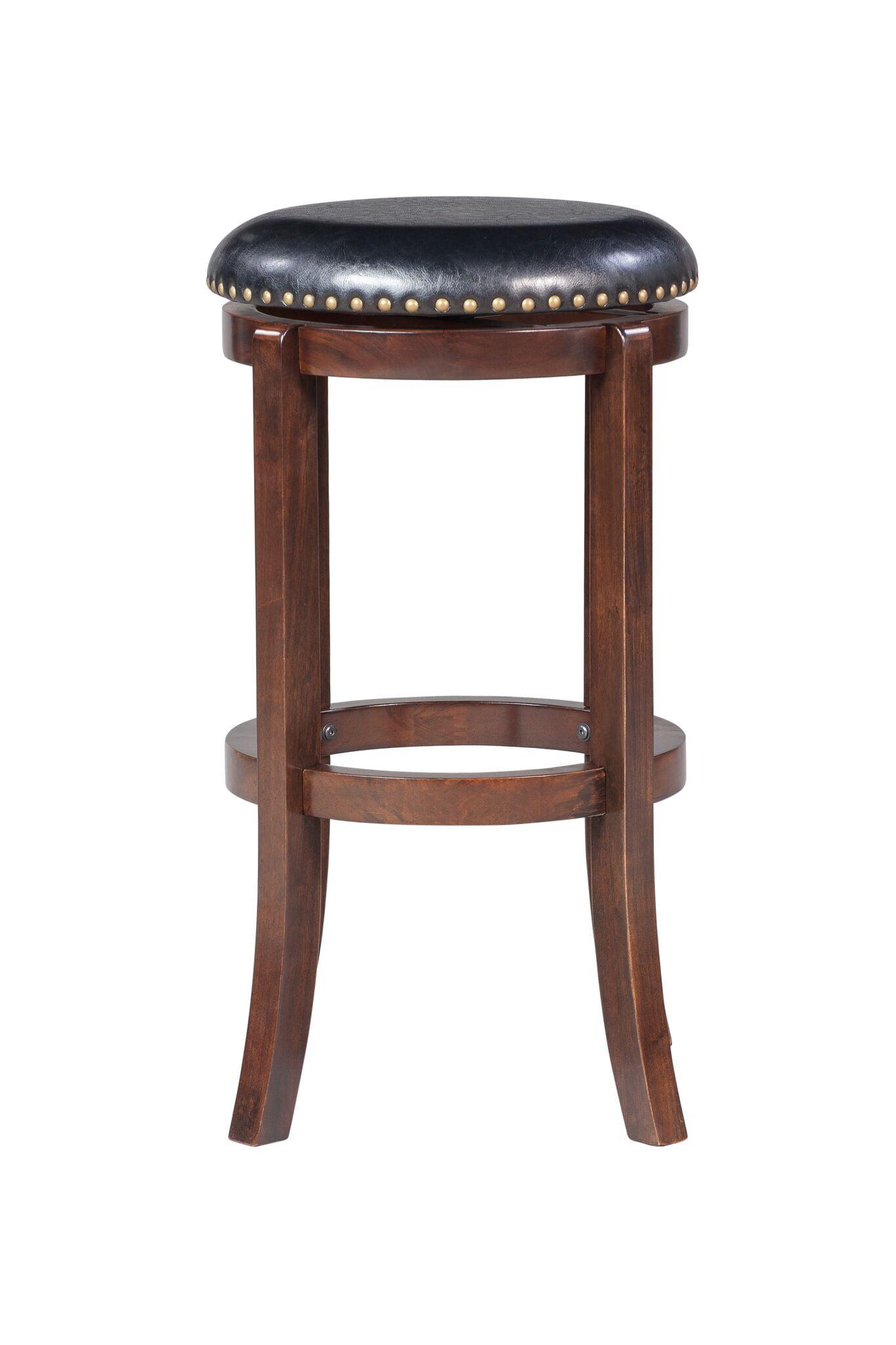 Cordova 29" Cappuccino Finish Traditional Swivel Wood Bar Stool