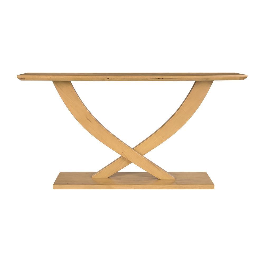 Rasmus Console Table Honeycomb - Boraam: Acacia Wood, Transitional Style, for Living Room & Hallway