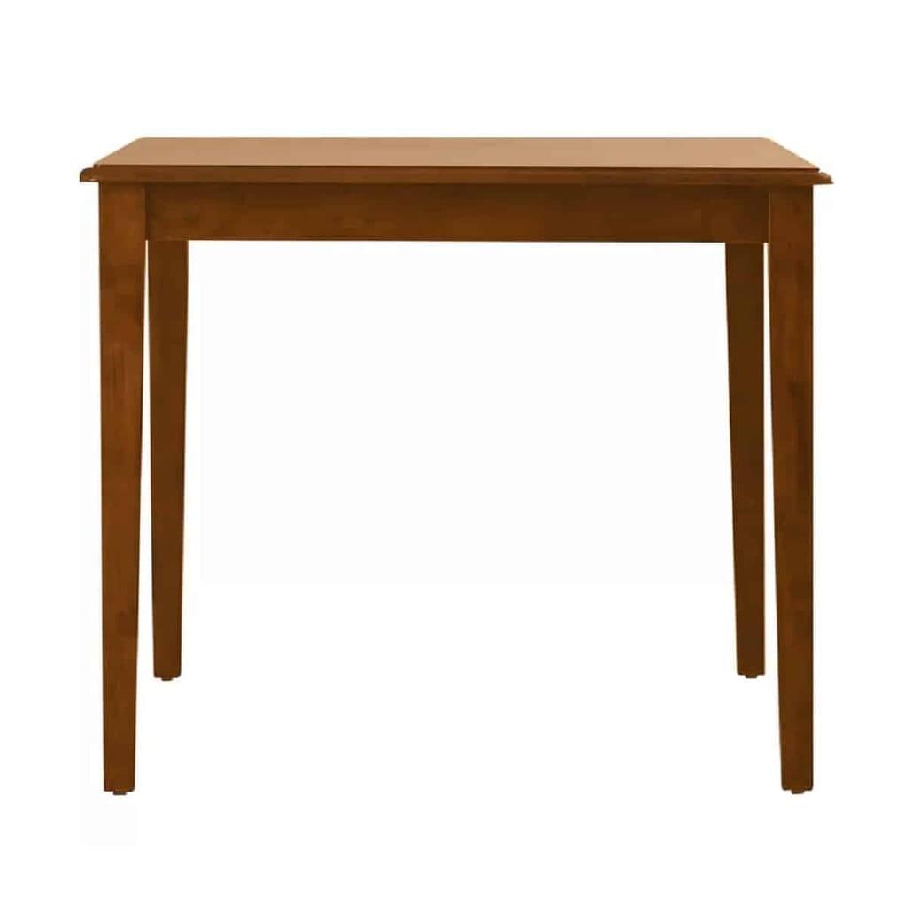 Boraam Shaker Rubberwood Dining Table in Walnut Finish